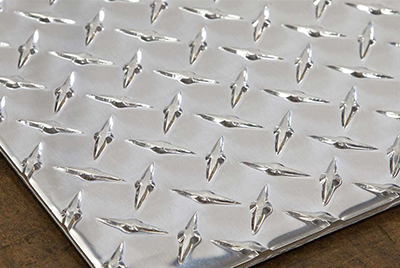 Sheet of deals aluminum diamond plate