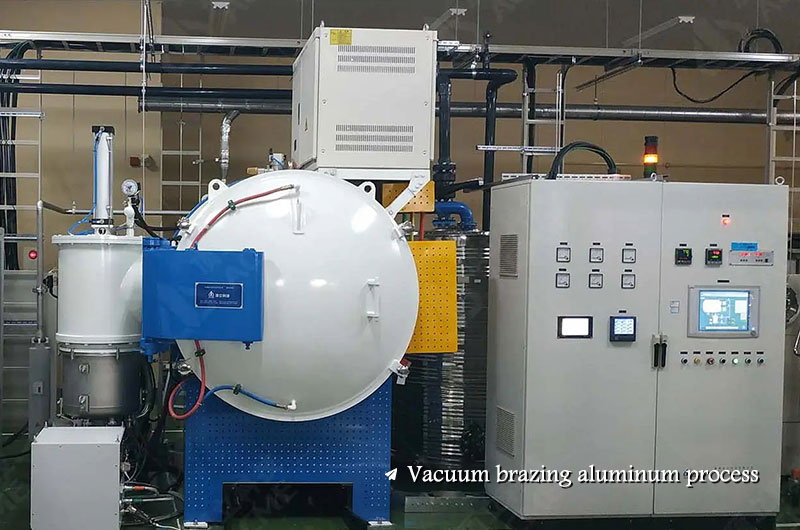 Vacuum brazing aluminum process