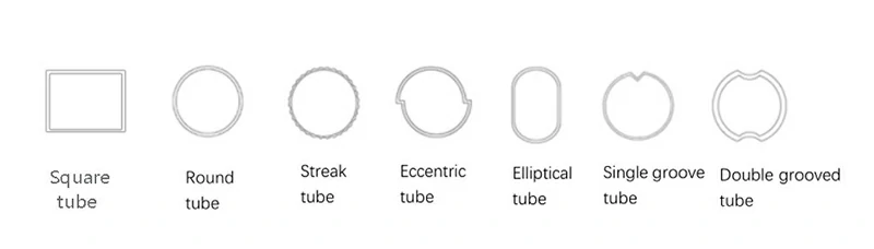 Section de tube commune