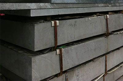 Forged aluminum plate