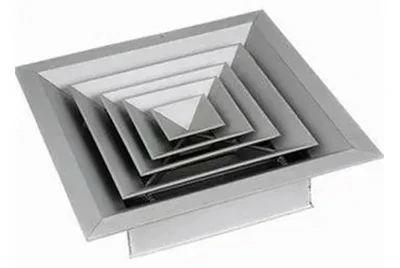 Cadre de ventilation en profilé d’aluminium